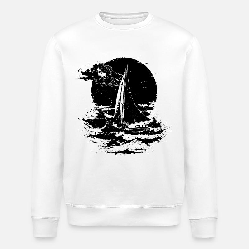 Segeln - Stanley/Stella Unisex Bio-Sweatshirt ROLLER - Weiß