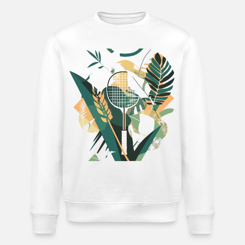 Raquette de badminton Artwork - Sweat bio ROLLER Stanley/Stella Unisexe - blanc