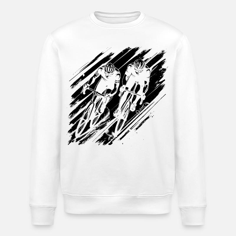 Radsportler - Stanley/Stella Unisex Bio-Sweatshirt ROLLER - Weiß