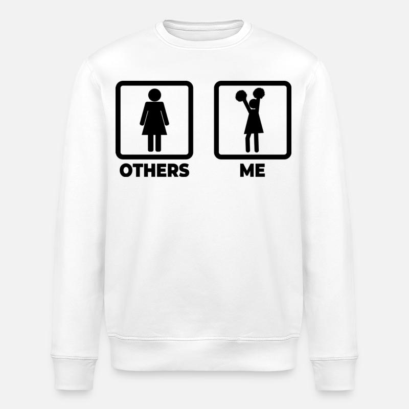 Ich als Cheerleaderin - Stanley/Stella Unisex Bio-Sweatshirt ROLLER - Weiß