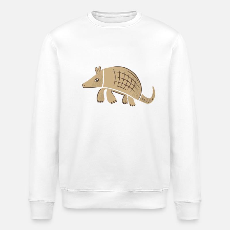 Gepanzerter Gürteltier - Stanley/Stella Unisex Bio-Sweatshirt ROLLER - Weiß