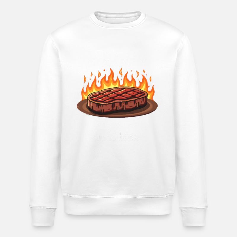 Grill Masterpiece in Progress - Stanley/Stella Unisex Bio-Sweatshirt ROLLER - Weiß