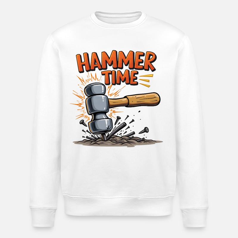 C’est un moment génial ! - Sweat bio ROLLER Stanley/Stella Unisexe - blanc
