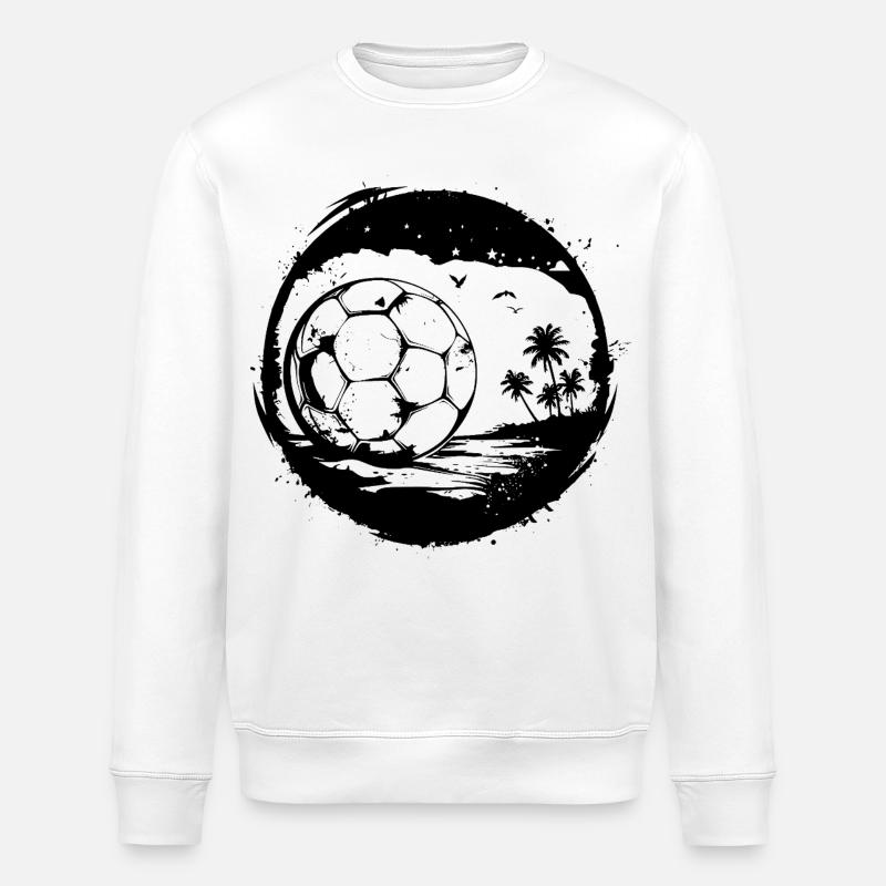 Fußball - Stanley/Stella Unisex Bio-Sweatshirt ROLLER - Weiß