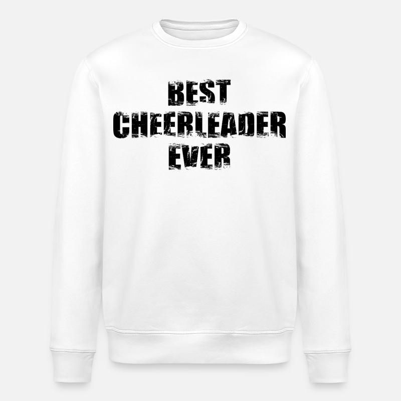 Lustige Cheerleader - Stanley/Stella Unisex Bio-Sweatshirt ROLLER - Weiß
