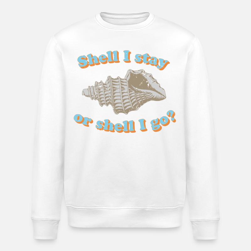 Muschel oder gehen? - Stanley/Stella Unisex Bio-Sweatshirt ROLLER - Weiß