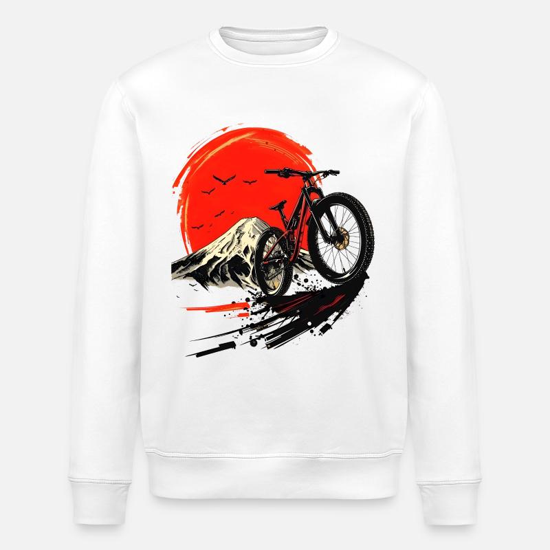 Mountainbiken - Stanley/Stella Unisex Bio-Sweatshirt ROLLER - Weiß