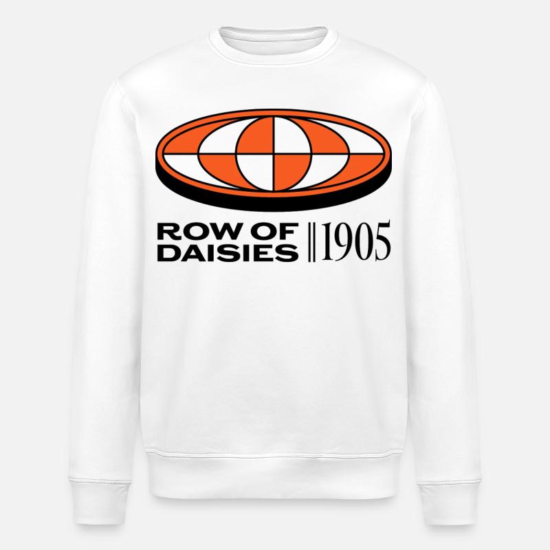 Futuristic Cyber Emblem - Stanley/Stella ROLLER Unisex Organic Sweatshirt - white