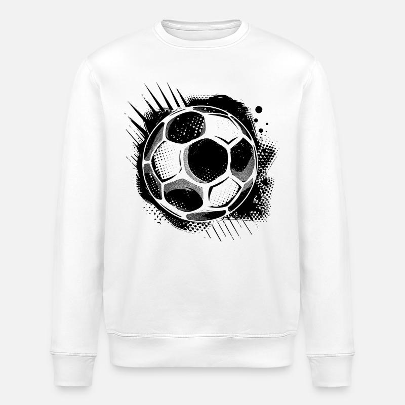 Fußball - Stanley/Stella Unisex Bio-Sweatshirt ROLLER - Weiß