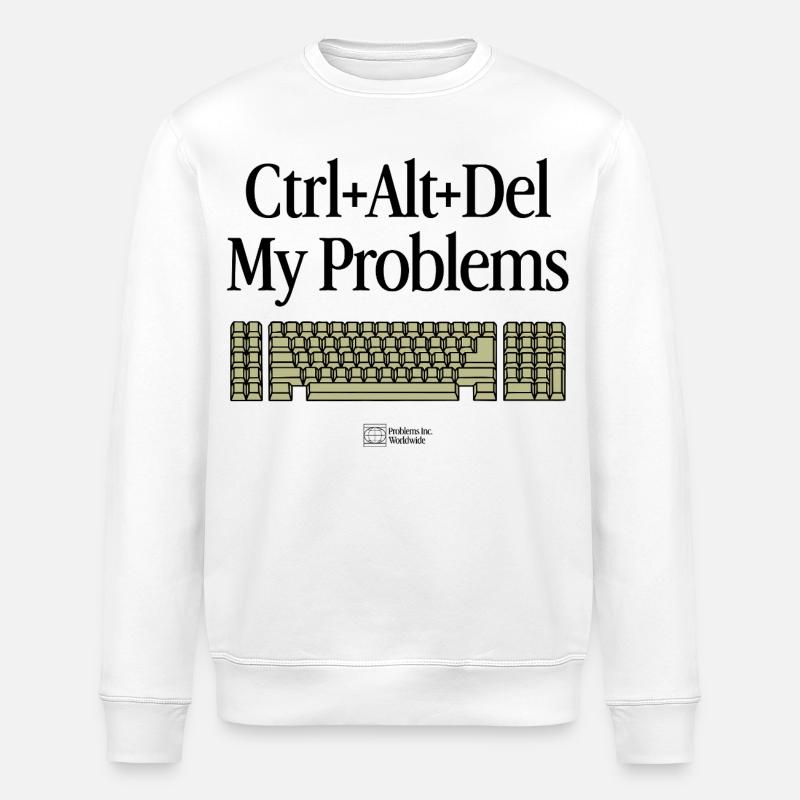 Keyboard Warrior – Humour gaming & tech - Sweat bio ROLLER Stanley/Stella Unisexe - blanc