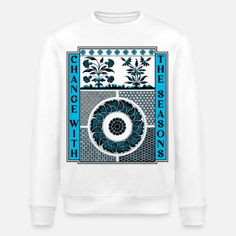 Change With the Seasons Art - Stanley/Stella Unisex Bio-Sweatshirt ROLLER - Weiß