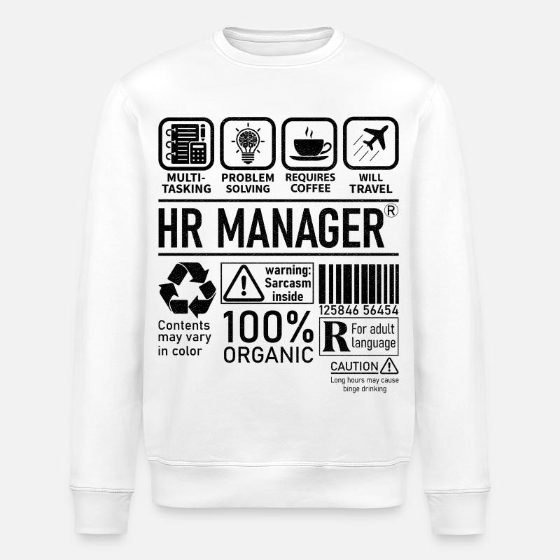 Responsable RH résolution de problèmes multitâches - Sweat bio ROLLER Stanley/Stella Unisexe - blanc