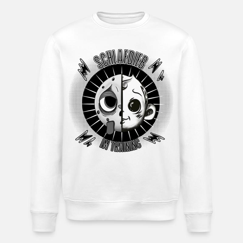 Schlafdieb? Schon in Ausbildung! - Stanley/Stella Unisex Bio-Sweatshirt ROLLER - Weiß