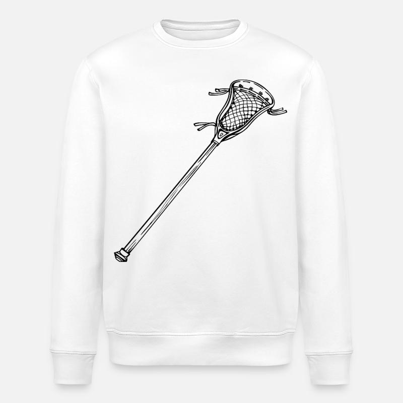 Bâtons de crosse - Sweat bio ROLLER Stanley/Stella Unisexe - blanc