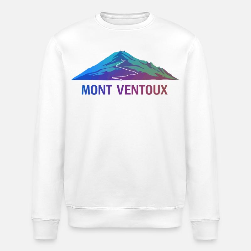 Mont Ventoux Form - Stanley/Stella Unisex Bio-Sweatshirt ROLLER - Weiß