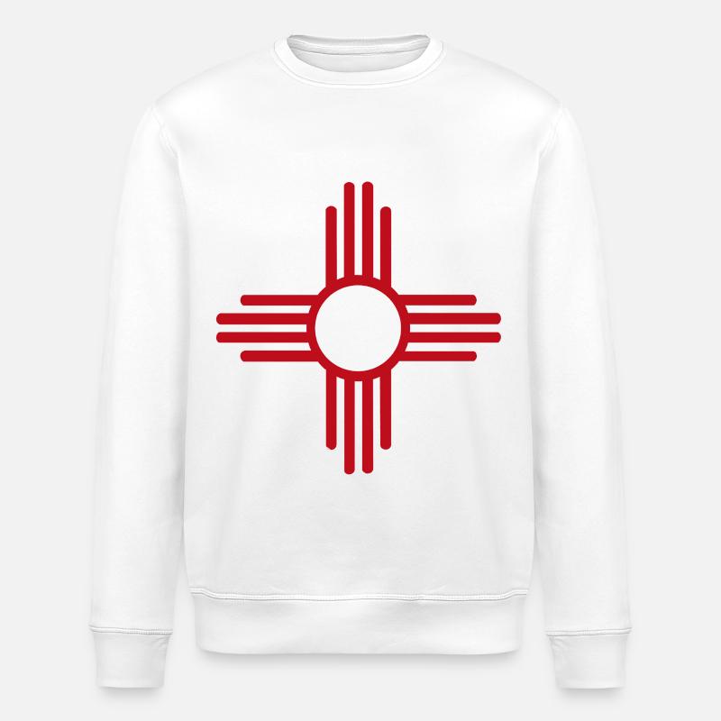 Zia-Symbol - Stanley/Stella Unisex Bio-Sweatshirt ROLLER - Weiß