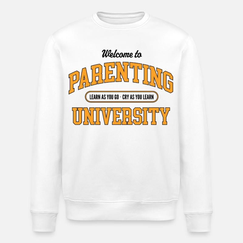 Parentalité à l’Université et au collège - Sweat bio ROLLER Stanley/Stella Unisexe - blanc