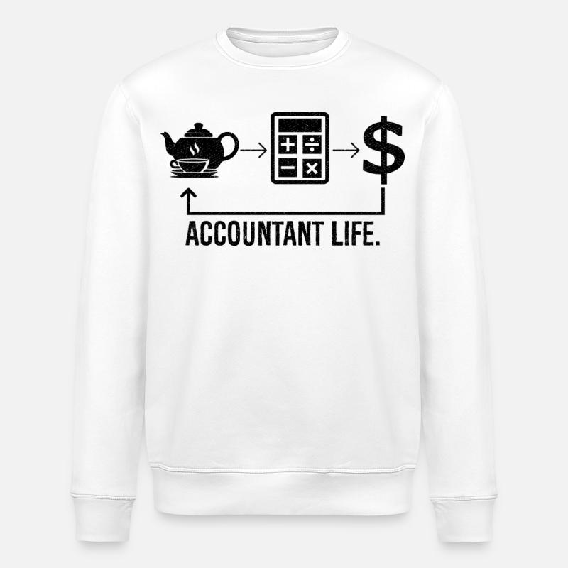Vie comptable - Sweat bio ROLLER Stanley/Stella Unisexe - blanc