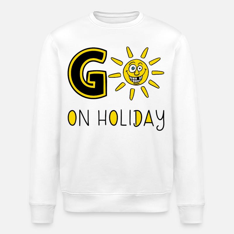 Sonne und Urlaub - Stanley/Stella Unisex Bio-Sweatshirt ROLLER - Weiß