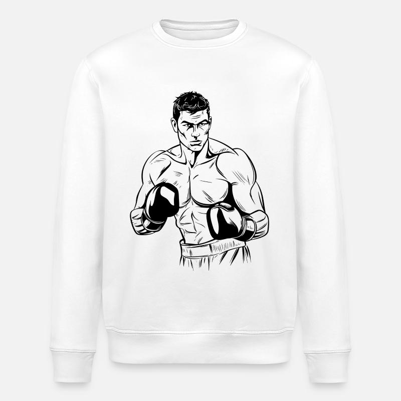 Boxer - Stanley/Stella Unisex Bio-Sweatshirt ROLLER - Weiß