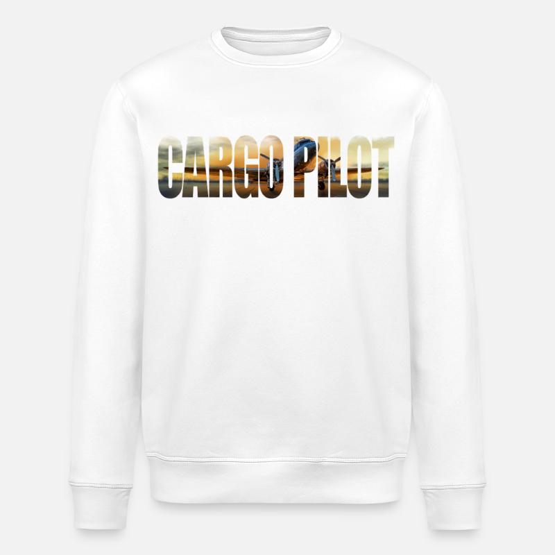 Pilote cargo DC-3 - Sweat bio ROLLER Stanley/Stella Unisexe - blanc
