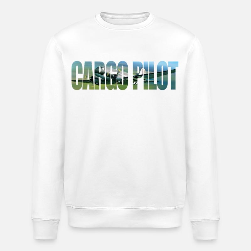 Pilote cargo DC-3 - Sweat bio ROLLER Stanley/Stella Unisexe - blanc