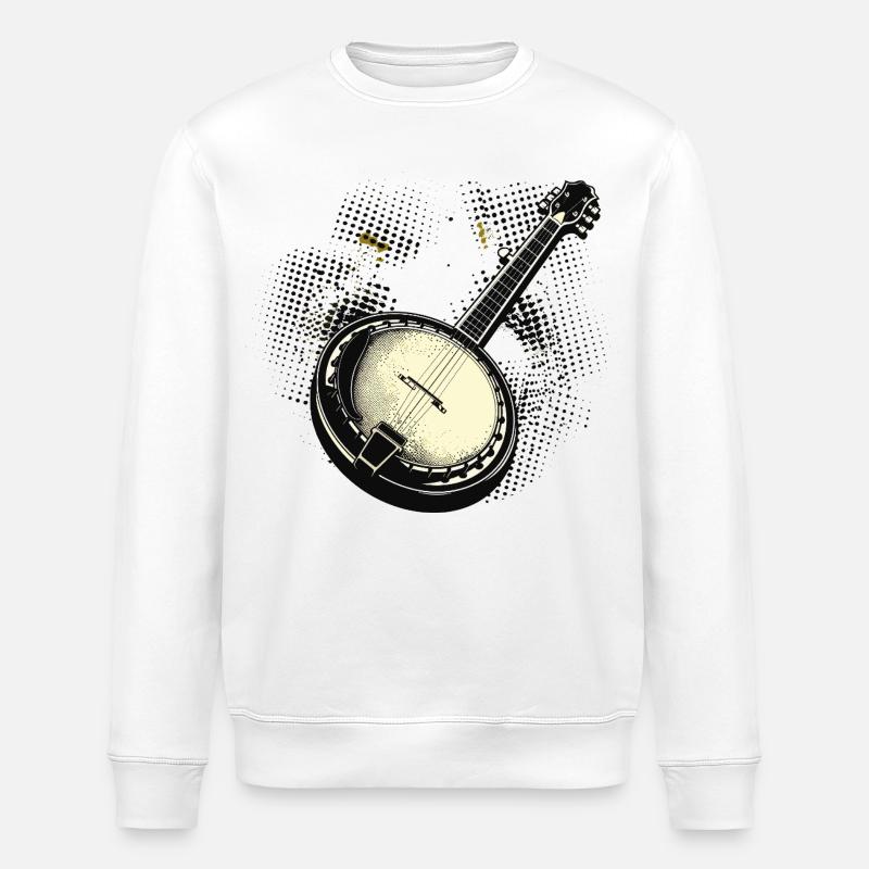 Graphiques Banjo - Sweat bio ROLLER Stanley/Stella Unisexe - blanc