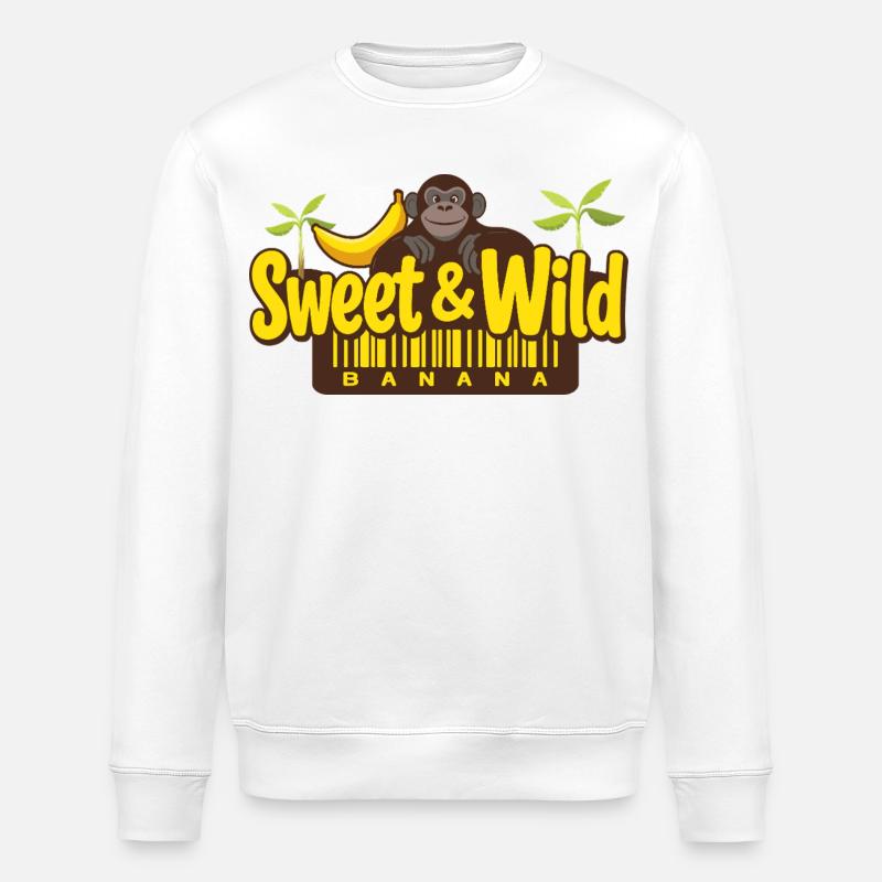 Süß und Wild - Stanley/Stella Unisex Bio-Sweatshirt ROLLER - Weiß
