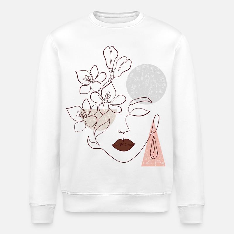 Love and joy - Stanley/Stella Unisex Bio-Sweatshirt ROLLER - Weiß