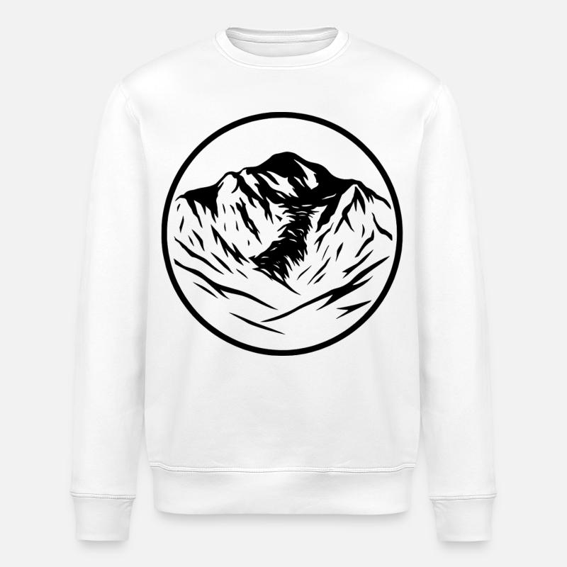 Mont Blanc - Sweat bio ROLLER Stanley/Stella Unisexe - blanc