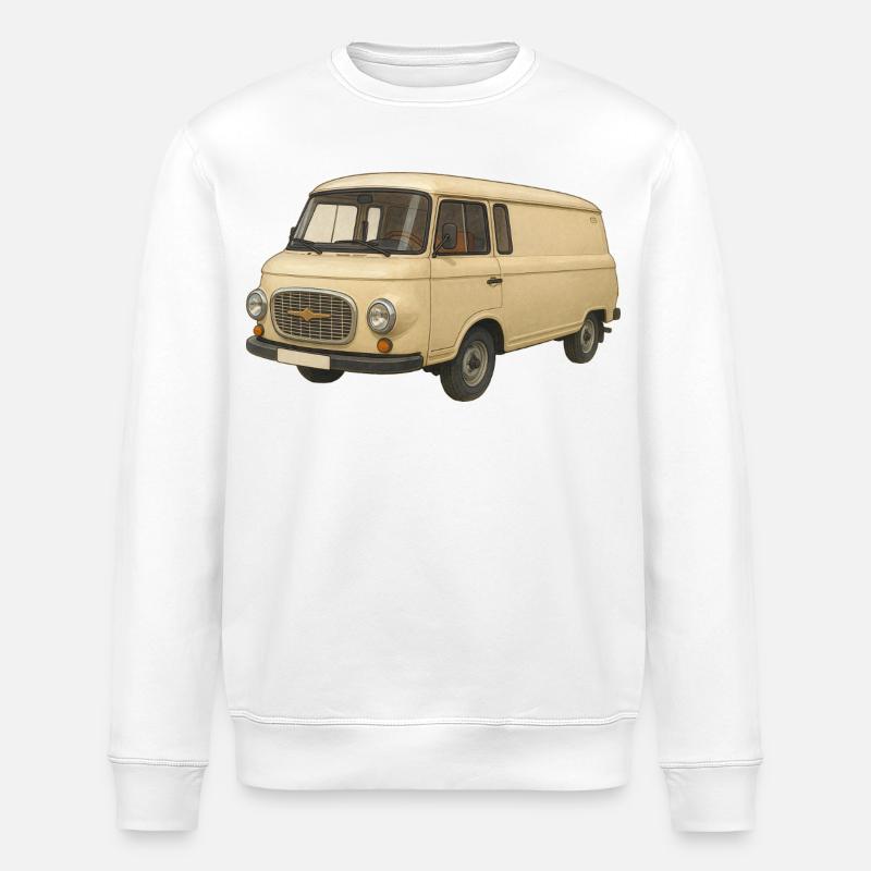 B1000 als Comic - Stanley/Stella Unisex Bio-Sweatshirt ROLLER - Weiß