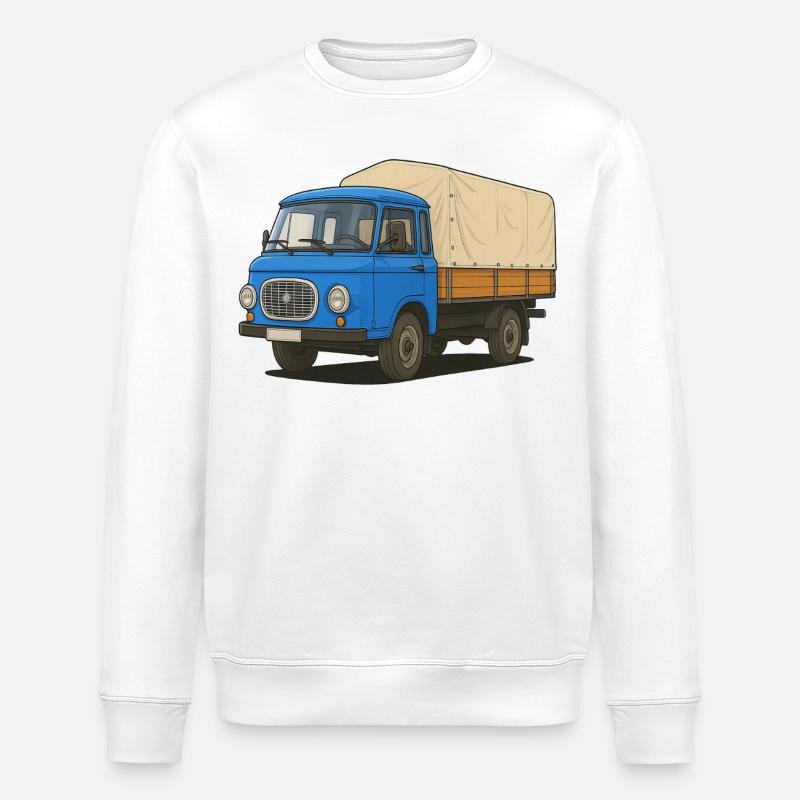 Ost-Pritsche - Stanley/Stella Unisex Bio-Sweatshirt ROLLER - Weiß