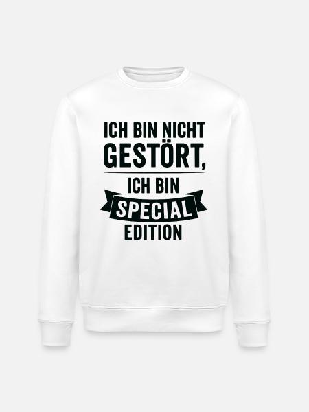 I'm Special Edition - Stanley/Stella ROLLER Unisex Organic Sweatshirt - white