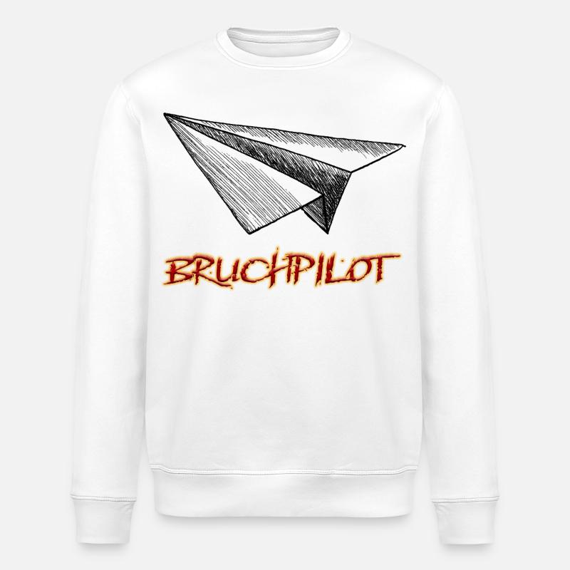 Pilote de crash - Sweat bio ROLLER Stanley/Stella Unisexe - blanc