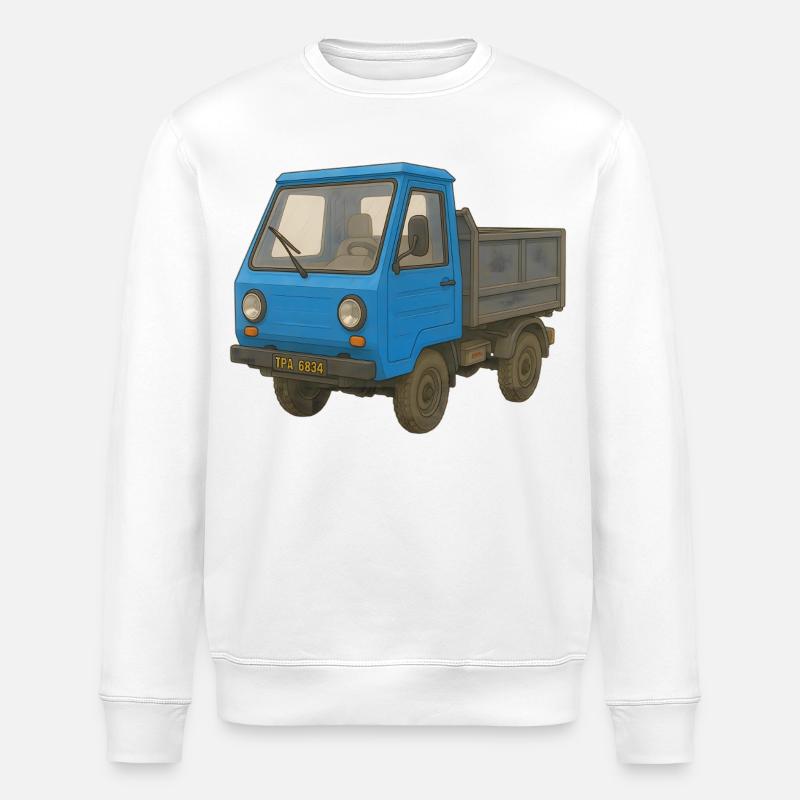 Petit Nain de Puissance - Sweat bio ROLLER Stanley/Stella Unisexe - blanc