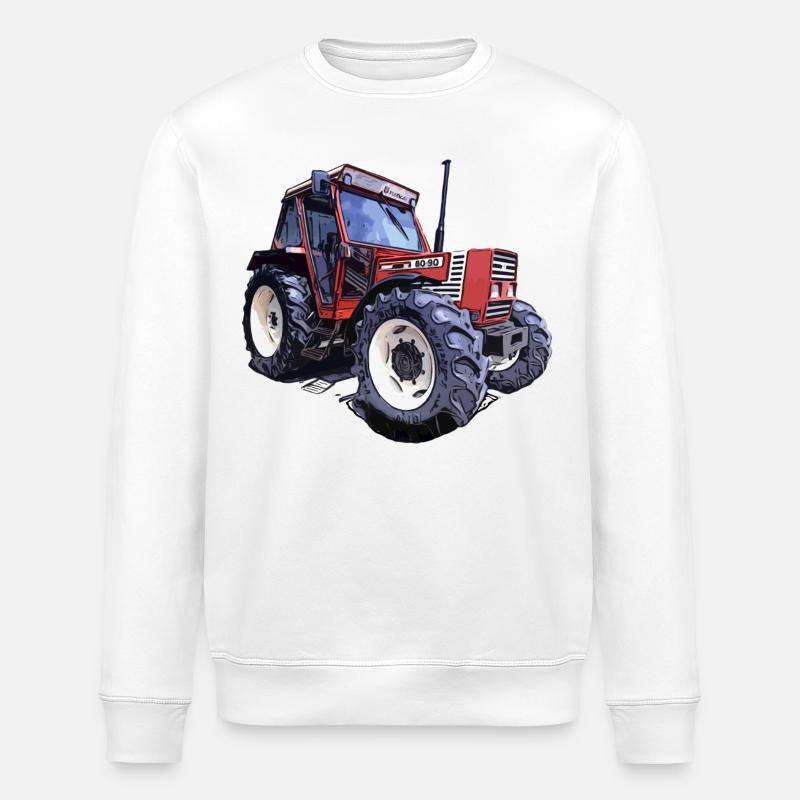 Force de terrain 80-90 - Sweat bio ROLLER Stanley/Stella Unisexe - blanc