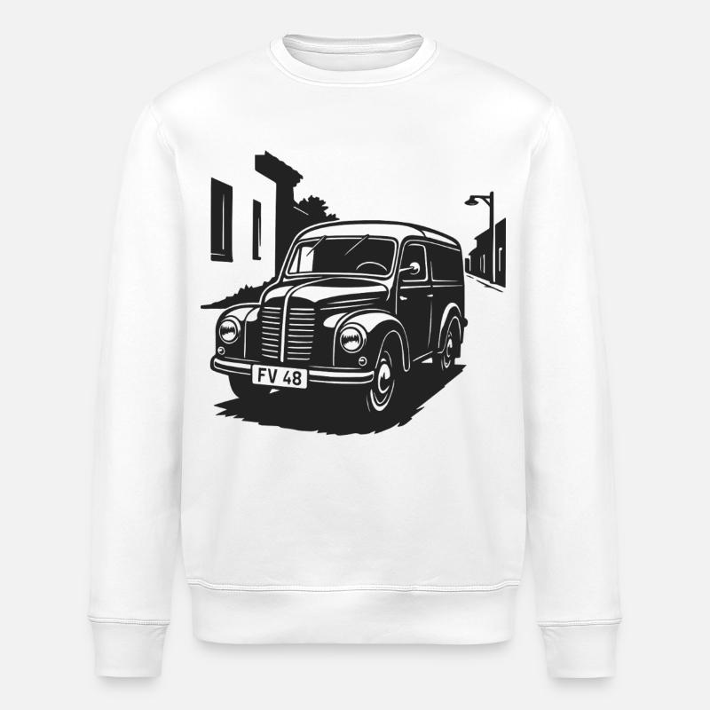 Kult auf Rädern - Stanley/Stella Unisex Bio-Sweatshirt ROLLER - Weiß