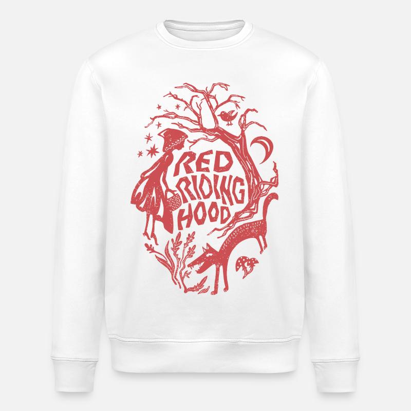 Rotkäppchen Chaperon rouge - Sweat bio ROLLER Stanley/Stella Unisexe - blanc
