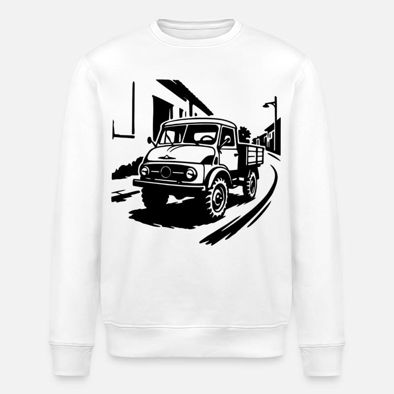 Alleskönner Oldschool - Stanley/Stella Unisex Bio-Sweatshirt ROLLER - Weiß