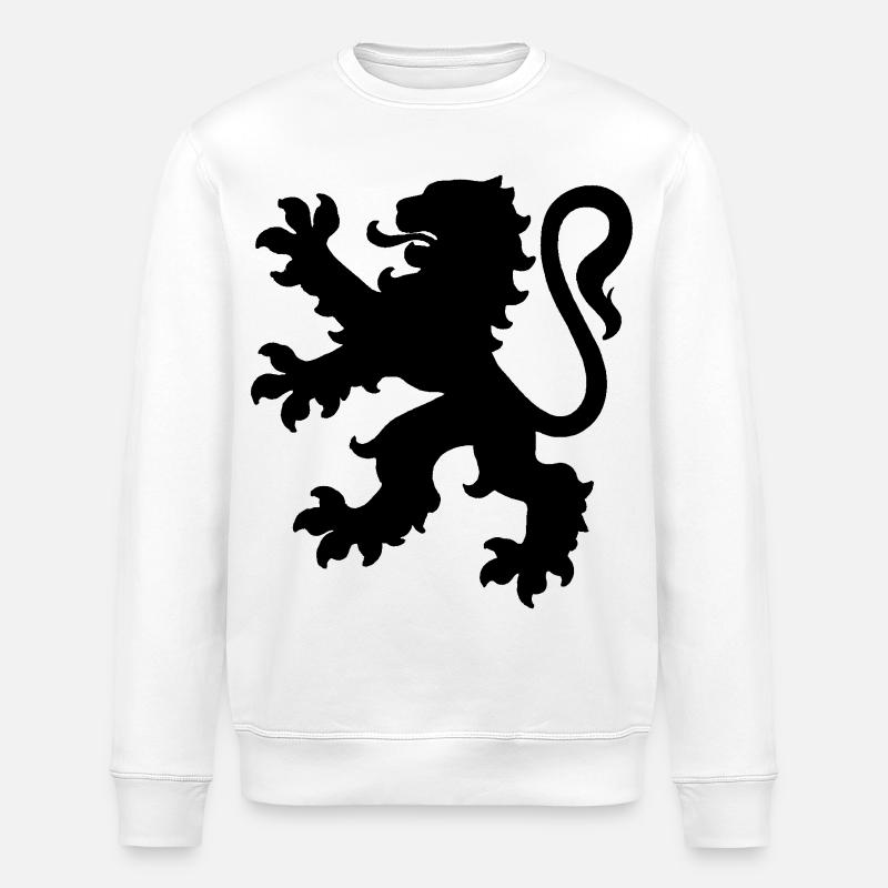 Löwe - Stanley/Stella Unisex Bio-Sweatshirt ROLLER - Weiß