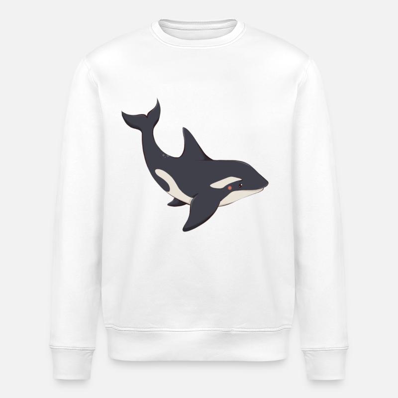 Orca - Stanley/Stella Unisex Bio-Sweatshirt ROLLER - Weiß