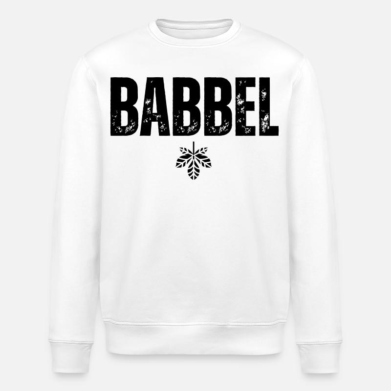 Babbel - Stanley/Stella ROLLER Unisex Organic Sweatshirt - white