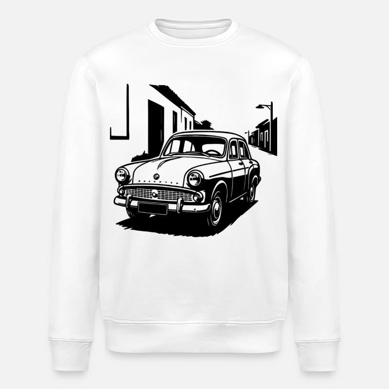 Rétro Classique 403 - Sweat bio ROLLER Stanley/Stella Unisexe - blanc