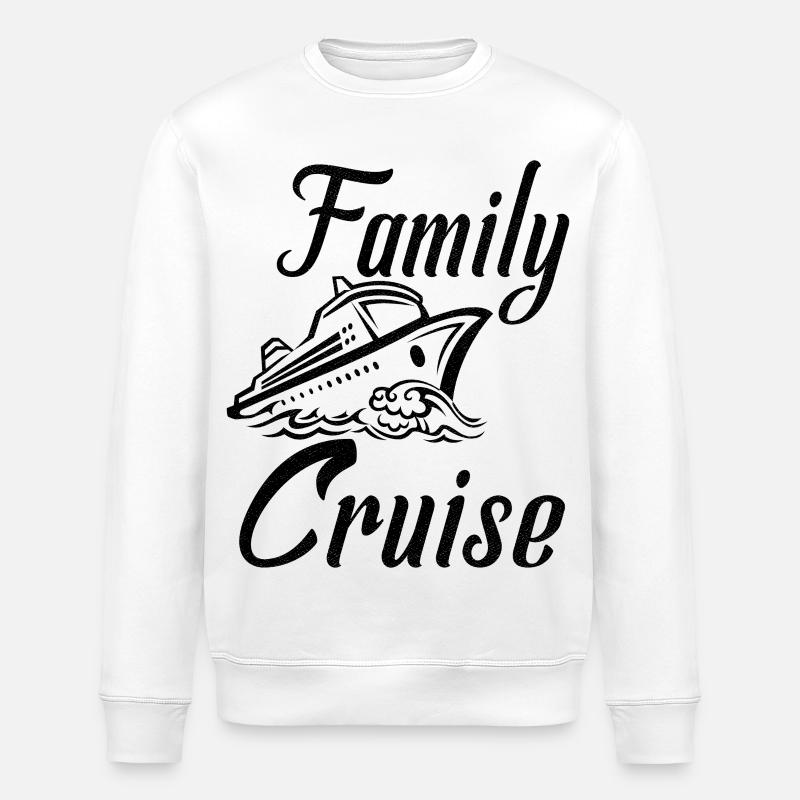 Croisière en famille - Sweat bio ROLLER Stanley/Stella Unisexe - blanc