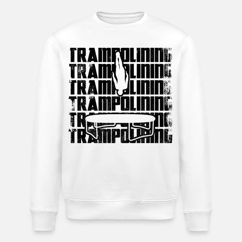 Trampoline operator - Stanley/Stella ROLLER Unisex Organic Sweatshirt - white