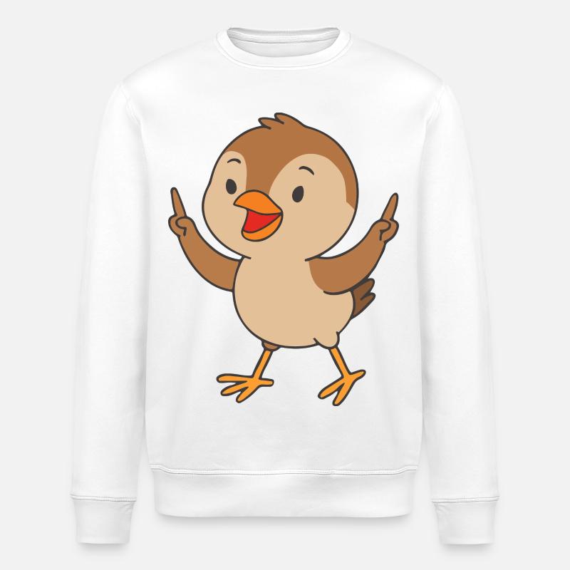 Party-Spätzchen - Stanley/Stella Unisex Bio-Sweatshirt ROLLER - Weiß