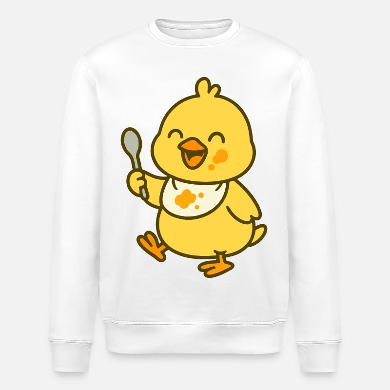 Futtern fürs Leben - Stanley/Stella Unisex Bio-Sweatshirt ROLLER - Weiß