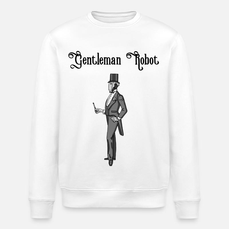 Robot du passé - Sweat bio ROLLER Stanley/Stella Unisexe - blanc