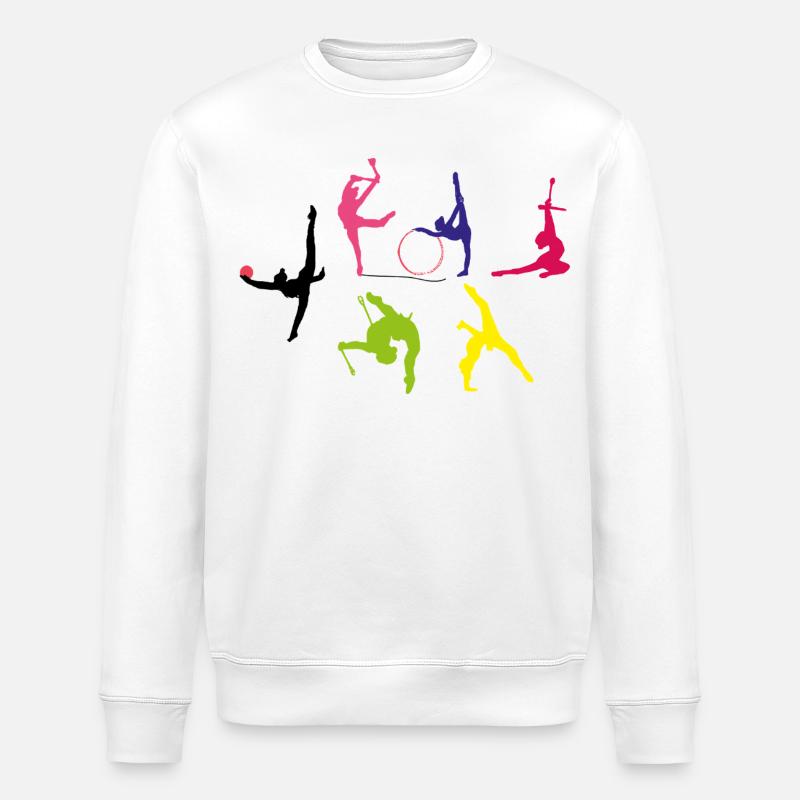 Rhythmic gymnastics - Stanley/Stella ROLLER Unisex Organic Sweatshirt - white