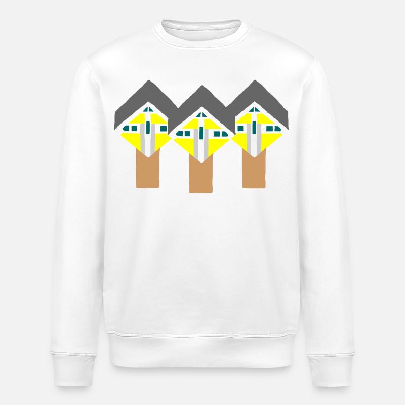 Kubushäuser - Stanley/Stella Unisex Bio-Sweatshirt ROLLER - Weiß